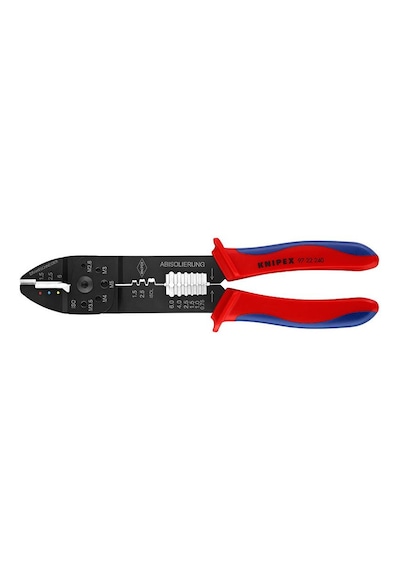 Knipex 9722240 Pabuç Sıkma Ve Kablo Sıyırma Pensesi
