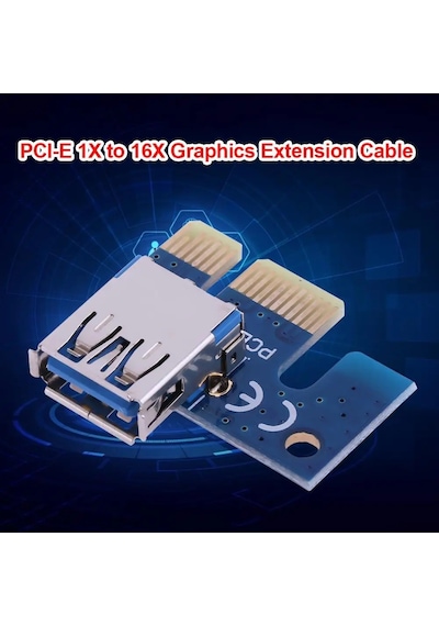 Pcı E X1 Adaptörü Pcıe 1x - Usb 3.0 Adaptörü Pcı Express Yükseltici Madencilik