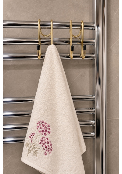 10'lu Banyo Askı Seti Havlupan İçin Pratik Havlu Askıları 10x5 Cm Altın