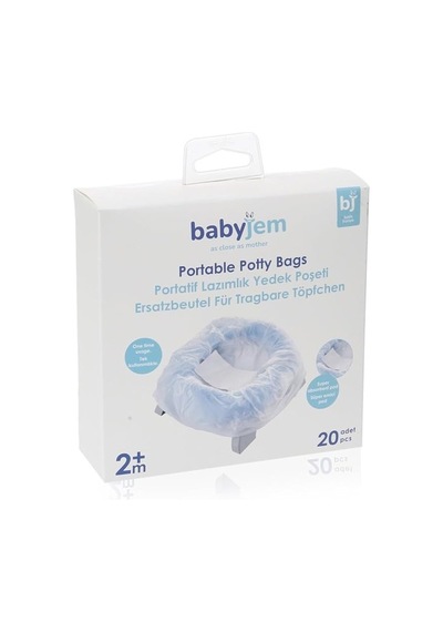 Babyjem 592 Portatif Lazımlık Yedek Poşeti 20li Kutulu Çok Renkli 8681049215925 Sku: Zeus8690010025661