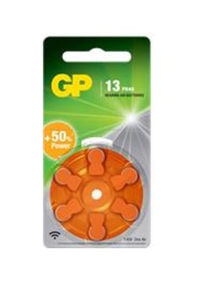 Gp Za13 1.4v Düğme Kulaklık Pili 6'lı Paket