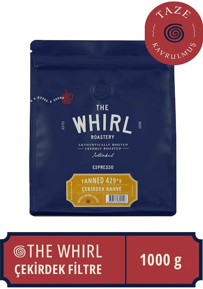 The Whirl Espresso Tanned Kah429 F Çekirdek Kahve 1 KG