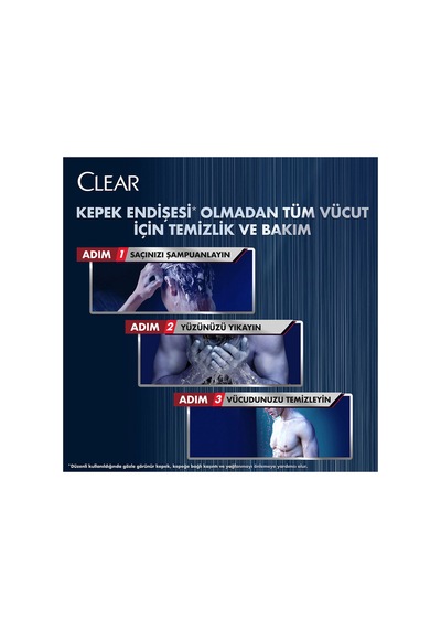 Men 3in1 Şampuan & Duş Jeli Yağlanma Karşıtı Lime Özü 350 Ml X4