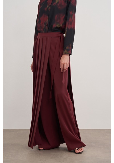 Aker 24aw14122111 Küçük Beden Pantolon Etek 24aw14122111 018 Bordo Bordo