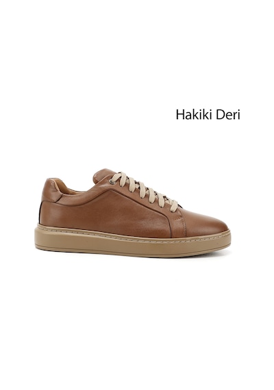 Gönderi(R) Gönderi R Erkek Kum Bağcıklı Kauçuk Taban Hakiki Deri Sneaker Ddma83531641 Kum