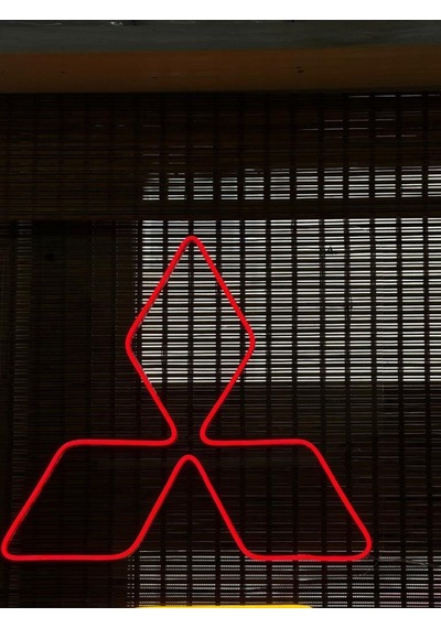 Mitsubishi Logosu Neon Led Tabela