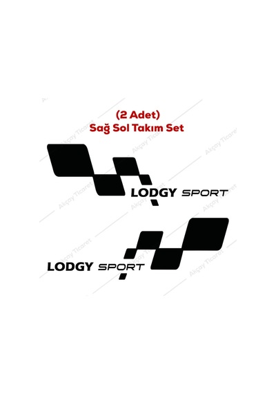 Lodgy Kapı Altı Sticker Dacia Lodgy Sticker Dacia Oto Sticker