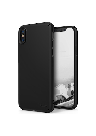 Ringke Slim Apple Uyumlu iPhone X İle Kılıf Black
