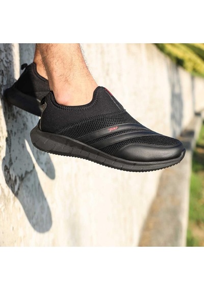 Jump 26499 Yeni Sezon Comfort Casual Rahat Kalıp Yazlık Günlük Spor Ayakkabısı Siyah - Siyah