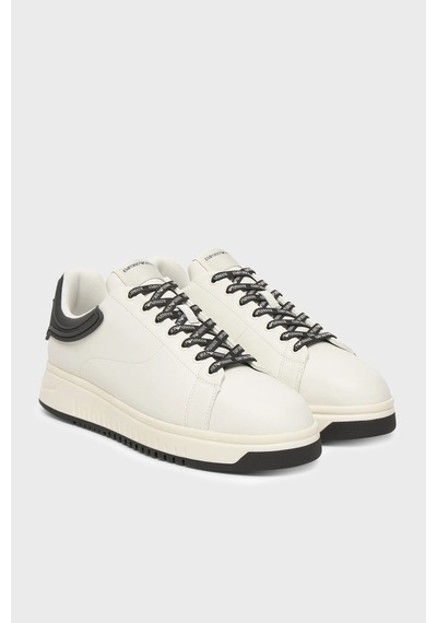 Emporio Armani Erkek Ayakkabı Em003663 Af18212 M0364 Beyaz Beyaz