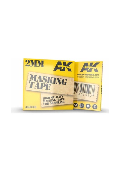Ak 8201 2mm X 20 Metre Maskeleme Bandı