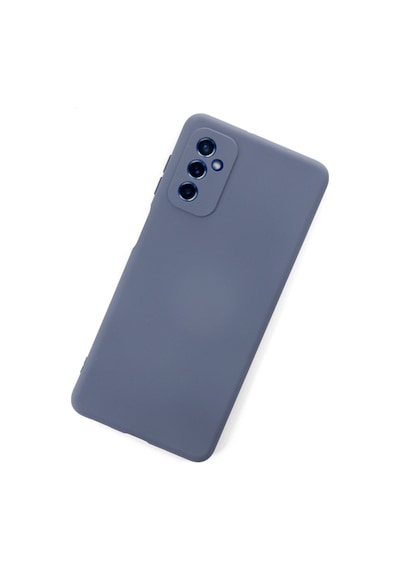 Samsung Galaxy Uyumlu - M52 5g Kılıf Nano İçi Kadife Silikon - Gri