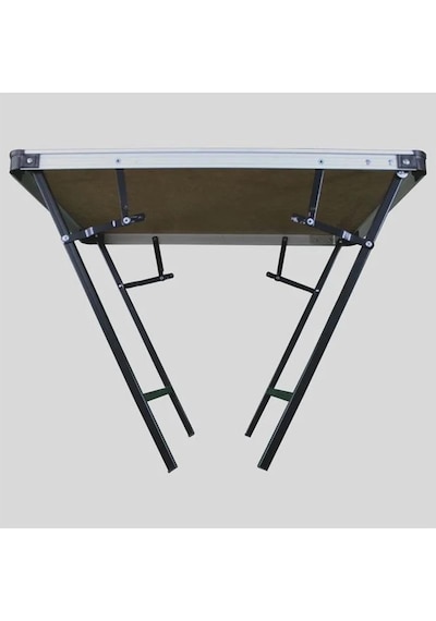 Katlanır Kamp Masası Mdf 55 68cm Siyah