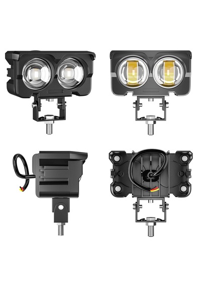 Motosiklet Led Sis Farı 2 Adet Set Metal Kasa Baykuş Model