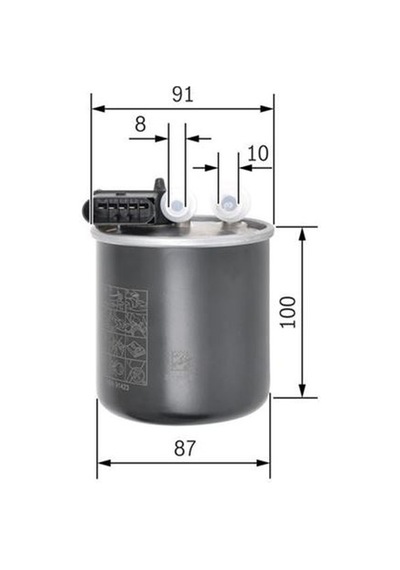 BOSCH F026402842 DİZEL FİLTRE