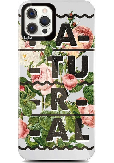 Teleplus Apple Uyumlu iPhone 12 Pro Max Kılıf Kajsa Flowers Floral Kapak