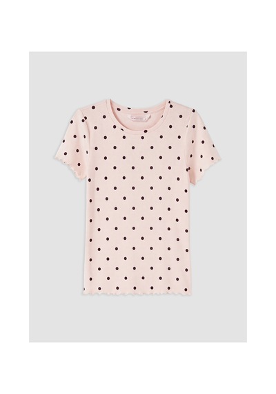 Lcw Dream Pembe Puantiyeli Kadın Pijama Takım