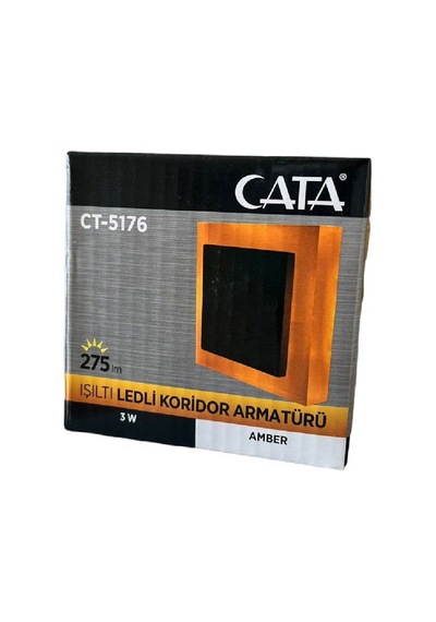 Cata 3 W Koridor Led Aydinlatma Ct-5176 Amber Isik