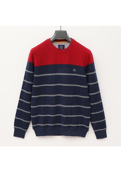 Dio Rise Erkek Uzun Kol İnce Sweatshirt - Czt-109 - Marine Marine