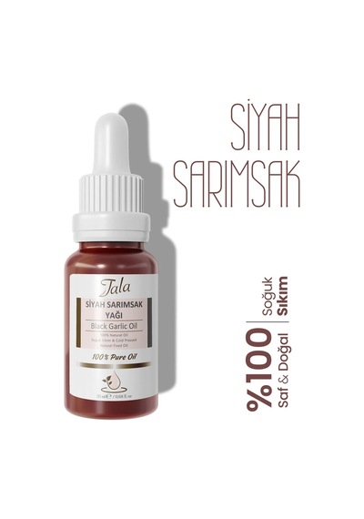Tala Siyah Sarımsak Yağı %100 Saf Ve Doğal Soğuk Sıkım 20 ML