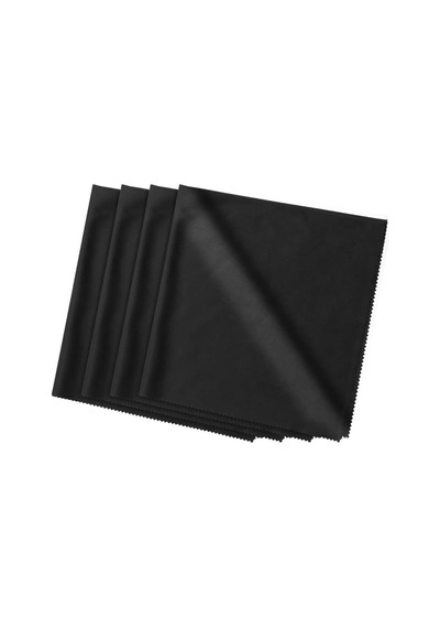 Microfiber Temizlik Bezi 4 Lü Paket 40 40 Cm Çizik Bırakmaz, Tüy Bırakmaz Gözlük, Telefon, Tablet, Tv Ve Kamera Lens Temizleme Bezi