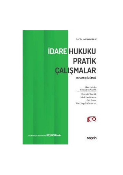 Tamamı Çözümlü İdare Hukuku Pratik Çalışmalar