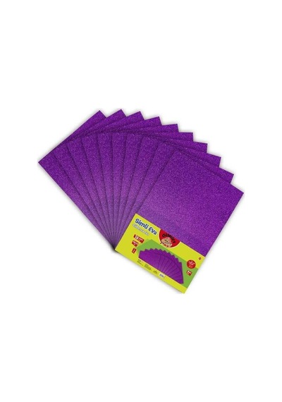 A4 Boy Simli Eva 10 Lu 1 Paket - Mor