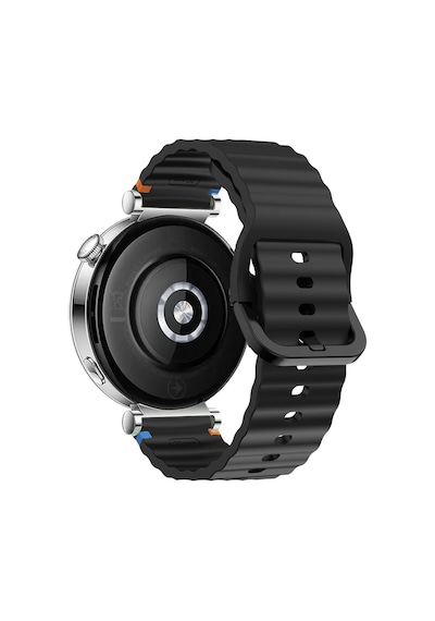 Huawei Watch Gt4 41mm İle Uyumlu Dalga Desenli Tokalı Yumusaş Soft Silikon Kordon