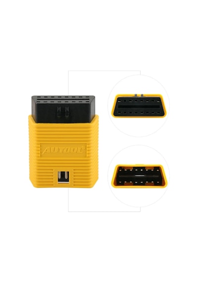 Autool Obd2 16 Pin Uzatma Evrensel Uzatma Konektörü Elm327/al519/easydiag Obd Tarayıcıyı Başlatın Adaptörü