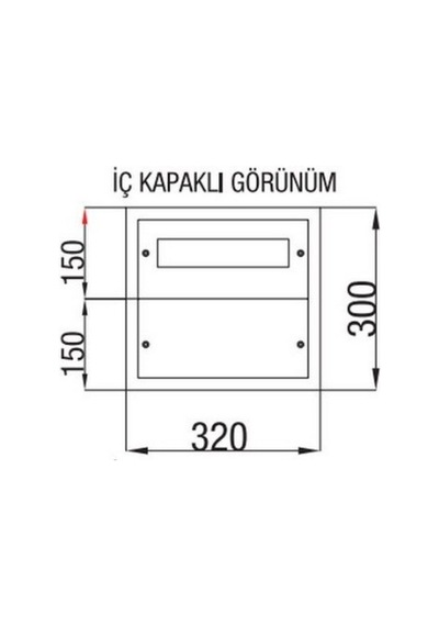 Çetinkaya 32x30x15 12 Ad. Sigorta + Pako Yeri Mevcut