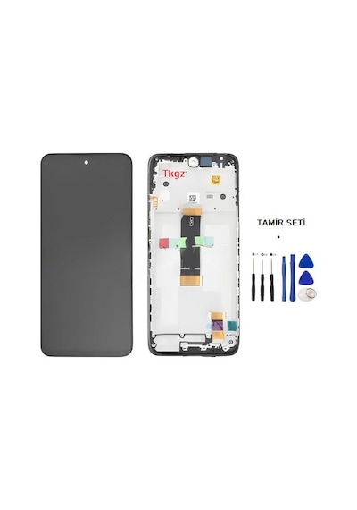Xiaomi Redmi 12 Lcd Ekran Dokunmatik - A - Kalite Çıtalı + Tamir Seti