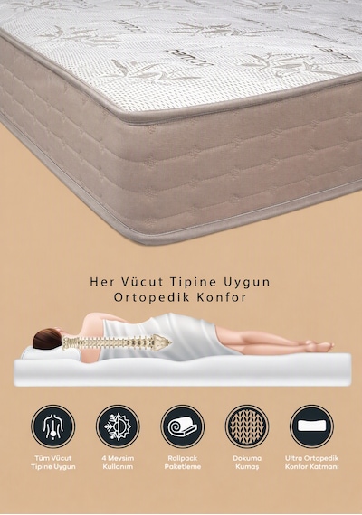 Full Ortopedik Natural Süper Bambu Yatak