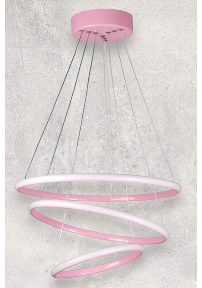 Rings Modern Tasarım Pembe Renk - Yatak Odası - Salon -çocuk ... Pembe