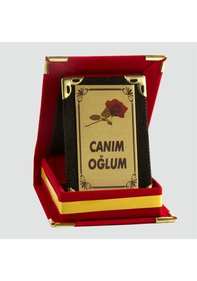 Canım - 675 - Oğlum - Concepta - Plaketi Kırmızı