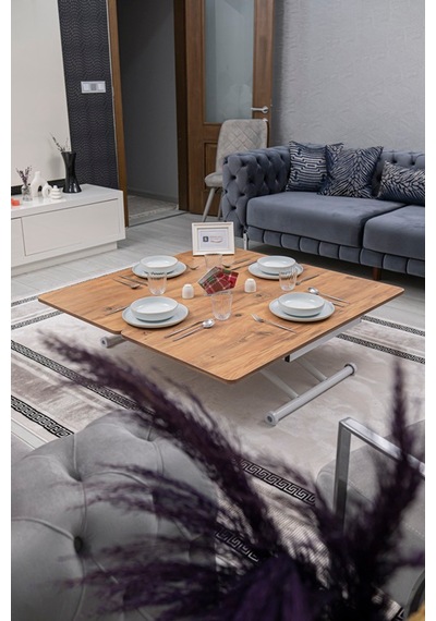 Juppo Üst Tabla Mdf Efesçam Oval Köşe Alt Beyaz Dışa Kıvrım