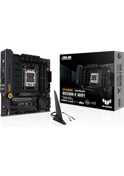 Asus TUF Gaming B650M-E WIFI AMD B650 6400 MHz (OC) DDR5 Soket AM5 mATX Anakart