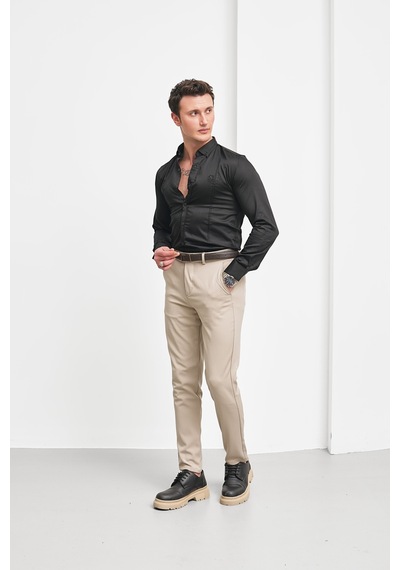 Modefendi Regular Fit Gömlek Siyah