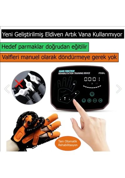 Fosiltech Tam Profesyonel Rehabilitasyon Robotu Sağ El L