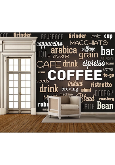 Coffee Kafeler İçin Yazılı Duvar Kağıdı