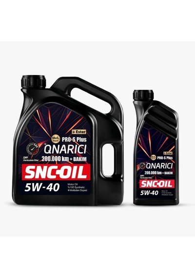 Snc-Oil 5w-40 200.000 Km + Bakım 4 L + 5w-40 200.000 Km + Bakım Motor Yağı 1 L