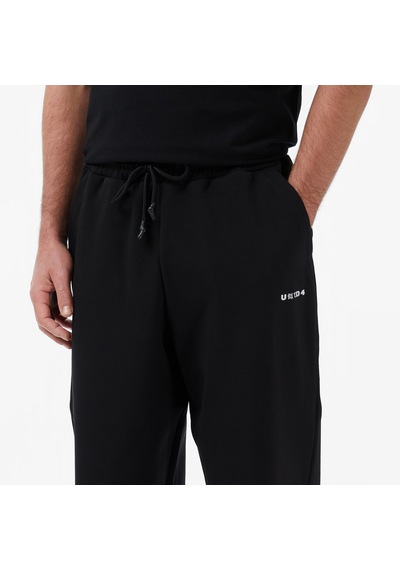 United4 Unıted4 Oversize Fit Erkek Siyah Eşofman Altı Gux Siyah