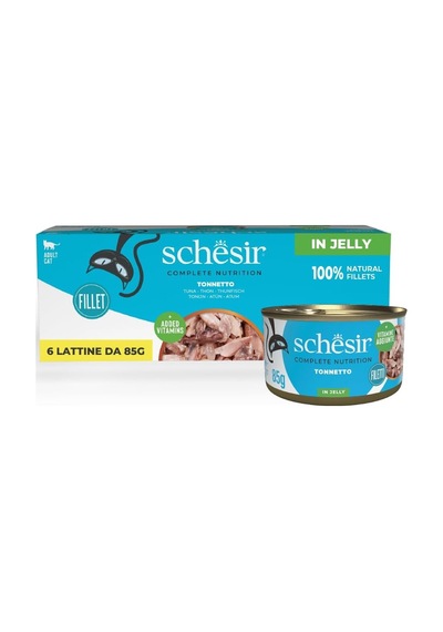 Schesir Yetişkin Kedi Konservesi 85 Gr Ton Balıklı