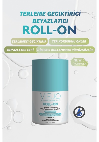 Koltuk Altı, El, Ayak Terleme Antiperspirant Beyazlatıcı Etkili Unisex Roll-on 50 Ml - 636019487