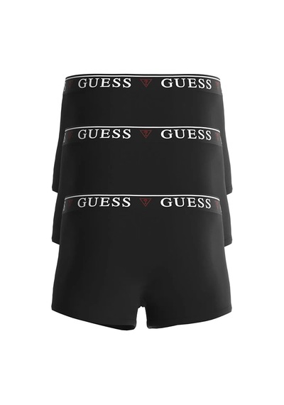 Guess Erkek 3 Lü Boxer U97g01kcd31-a996 Siyah