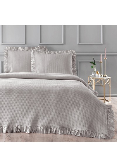 Linens Bsp Çift Kişilik Yatak Örtüsü Seti Taş