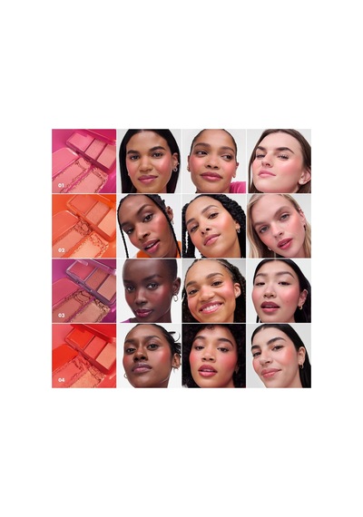 Sephora Palette Blush Blush Blush - Üçlü Allık Paleti 001