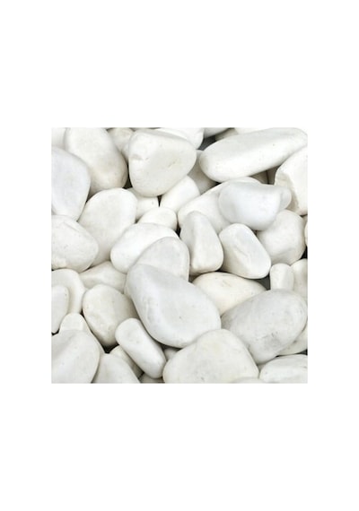 Dolomit Taş Beyaz 25 Kg 6-10 Cm Dere Taşı Çakıl Bahçe Süs Dolamit Dekoratif Loche X