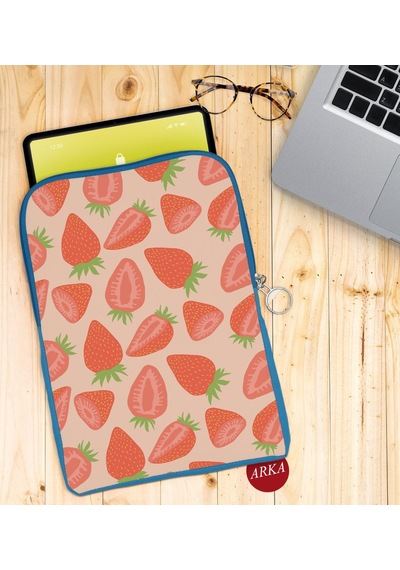 Bk Gift Çilek Tasarımlı Taşınabilir Koruyucu Tablet Kılıfı & Orga (531953032)