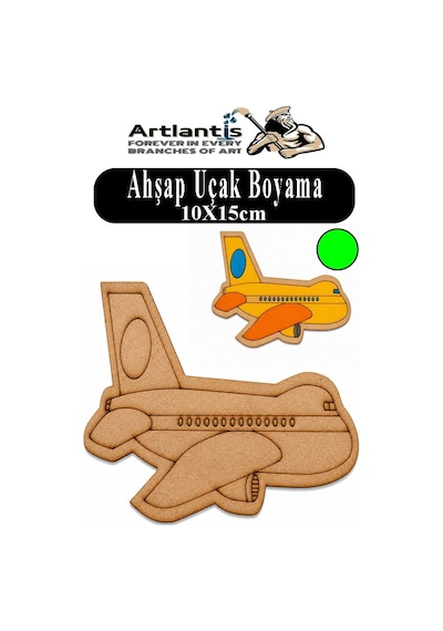 Ahşap Boyama Araçlar 1 Adet 10x15cm Taşıtlar Boyama Figürü Etkinlik Çoçuk Gelişim Motor Beceri Kreş Anasınıfı Yeşil