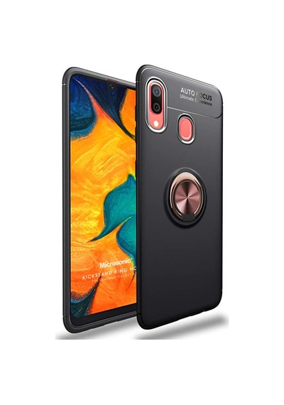Microsonic Samsung Galaxy Uyumlu A10s Kılıf Kickstand Ring Holder